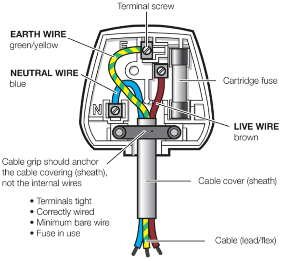 Plug wiring